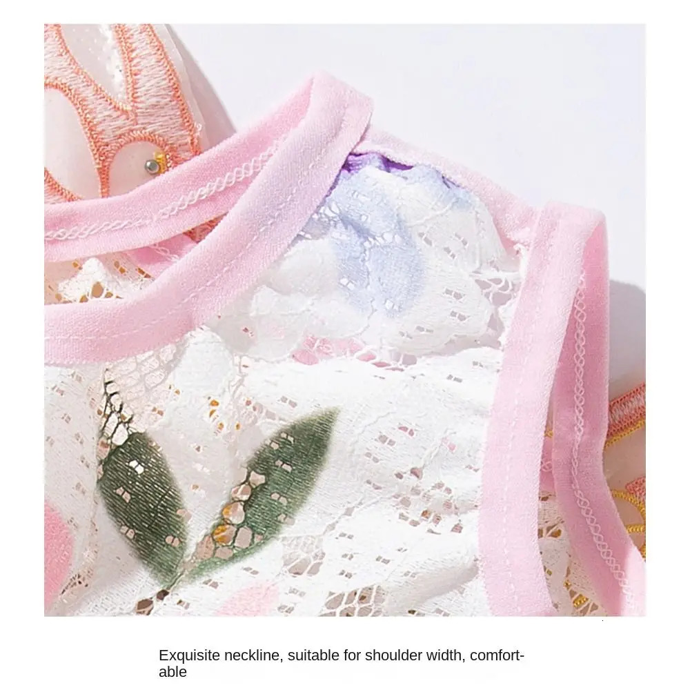 2026 New Rainbow Princess Fantasy Butterfly Dog Mesh Dresses Sweet Dress Summer Pet Cat Puppy Clothes 250402 Free Shipping