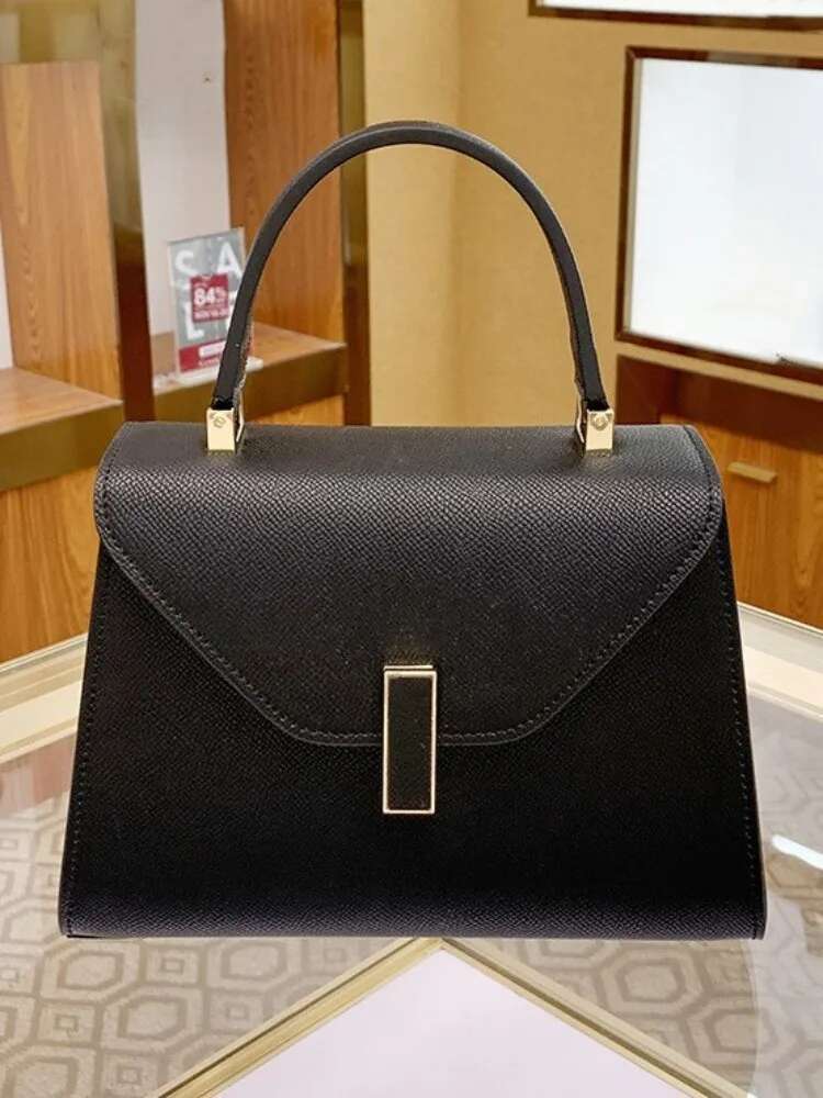 Office Ladies Pu Leather Totes Handbag Fashion Design Messenger Bag Women Hasp Shoulder Elegant Flap Single Crossbody Bags