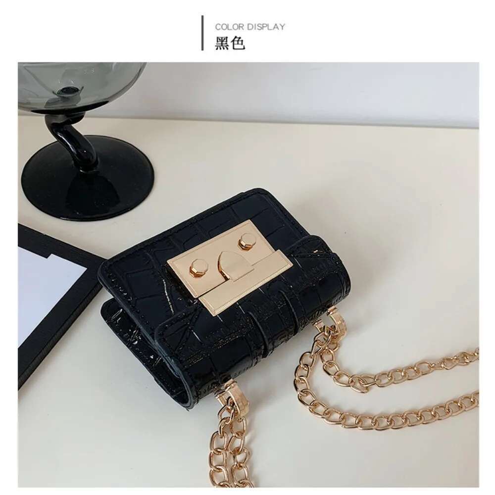 Korean Style PU Mini Handbags Woman Chain Crossbody Shoulder Bag