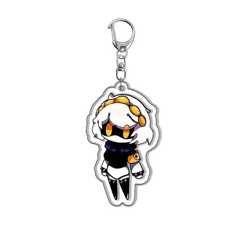 Murder drone cartoon character keychain Uzi N V J Doll Tessa cute bag charm fan gift pendant Chaveio car keychain W250402