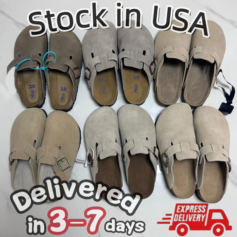 Designer Clogs Sandals Clog Slippers Cork Flat High Quality Fashion Summer Genuine Leather Slide Favourite Beach Casual Shoes Women Men Slipper