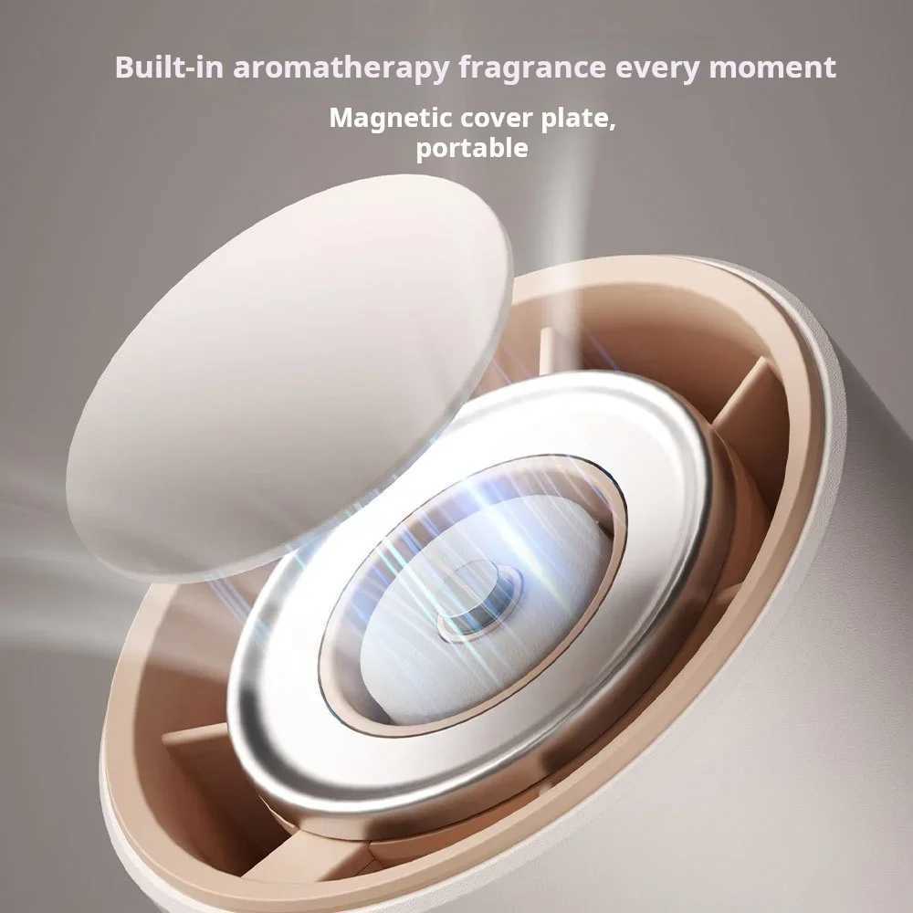 High speed handheld fan with 5000mAh battery 100 speed setting stepless motor LED flashlight and battery indicatorXJ250402