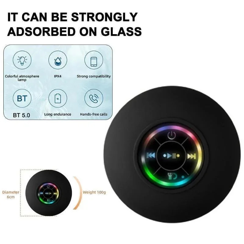 Portable water absorbing cup waterproof luminous Bluetooth ser 250320