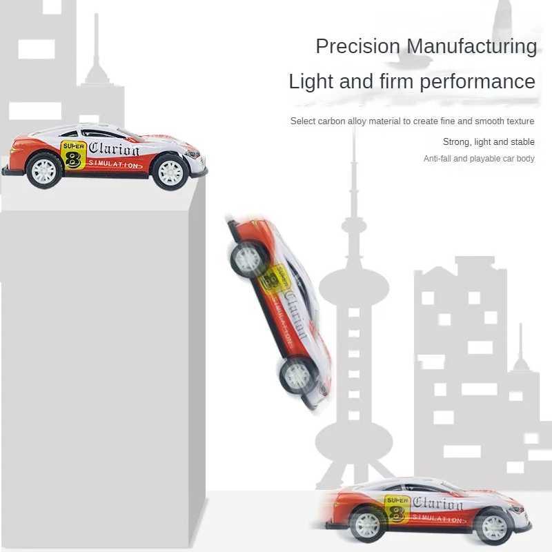 60/120 pieces of alloy racing cars rebound cars multi alloy cars anniversary series childrens toys birthday gifts 2023 new X250402