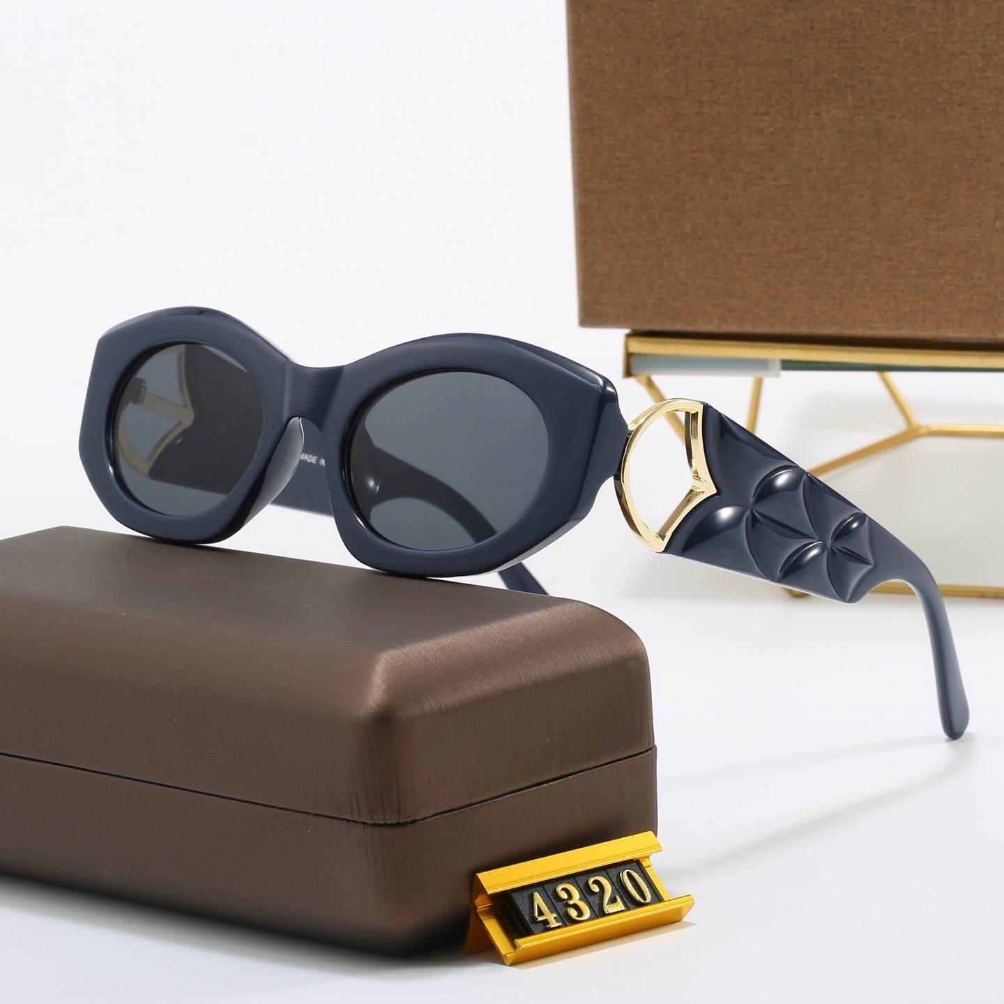 Designer Sunglasses For Men Women Sunglasses Fashion Classic Sunglass Luxury Polarized Pilot Oversized Sun Glasses UV400 Eyewear PC