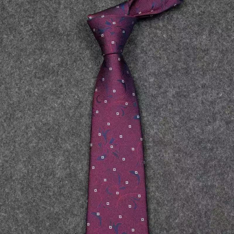 SSYY NEW 2025 Mens Silk Neck Ties kinny Slim Narrow Polka Dotted letter Woven Neckties Hand Made In Many Styles with box