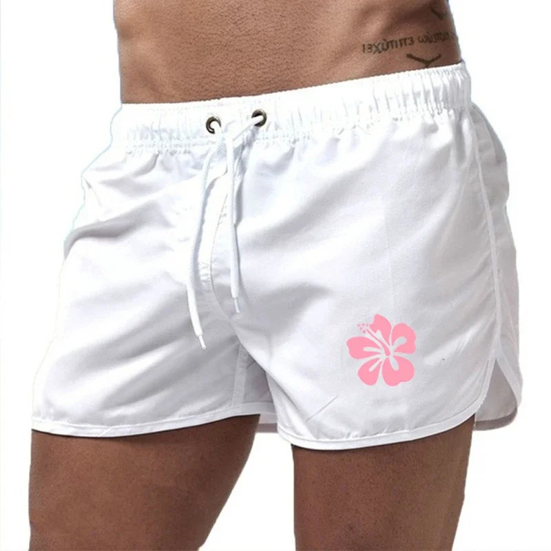 Summer mens beach shorts printing selling casual jogging sports quick drying swimming surfing 250402m