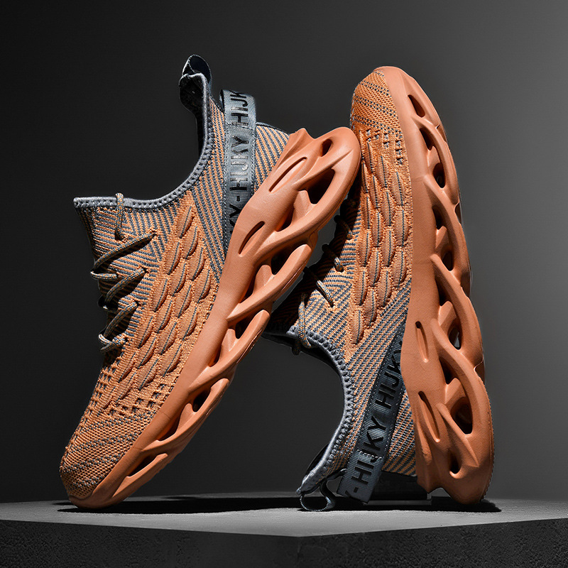 Men's Running Shoes 2025 New Design Super Cool Blade Pattern Sneakers Outdoor Breathable Comfortable Sports Trainers Platform Shoes Free Shipping