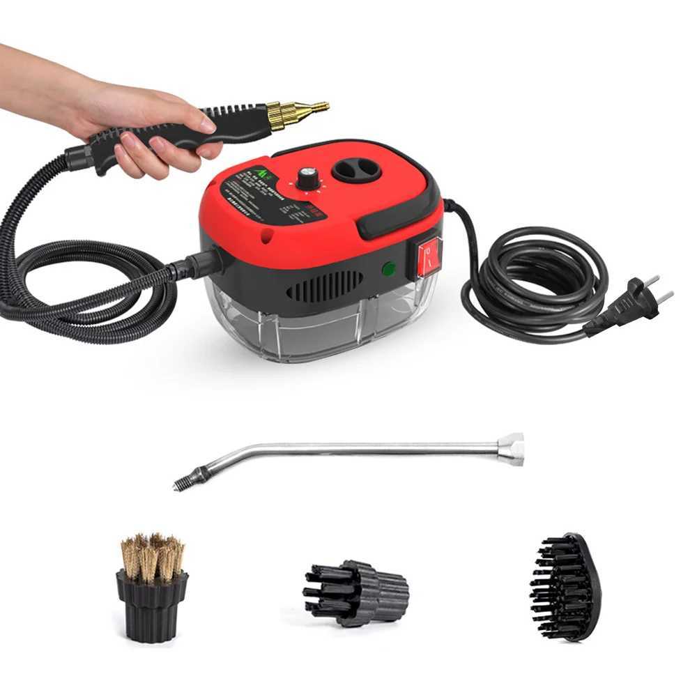 2500W Portable Handheld Steam Cleaner High Temperature Pressurized Steam Cleaning Machine with Brush Heads for Furniture Car z250402