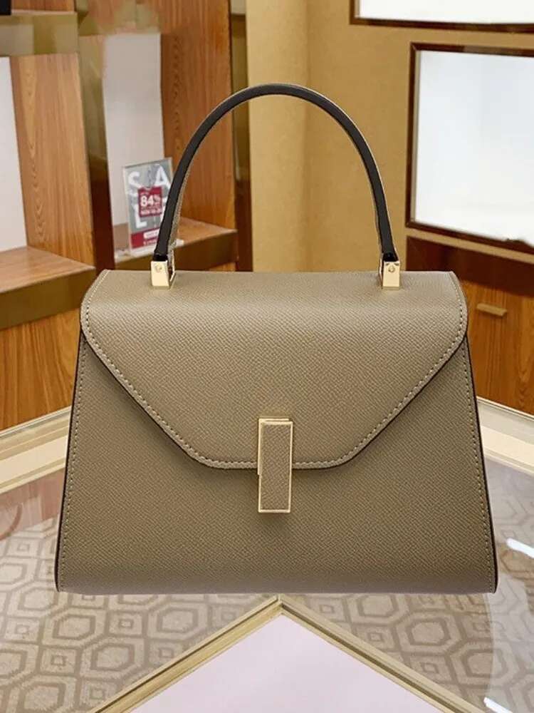 Office Ladies Pu Leather Totes Handbag Fashion Design Messenger Bag Women Hasp Shoulder Elegant Flap Single Crossbody Bags