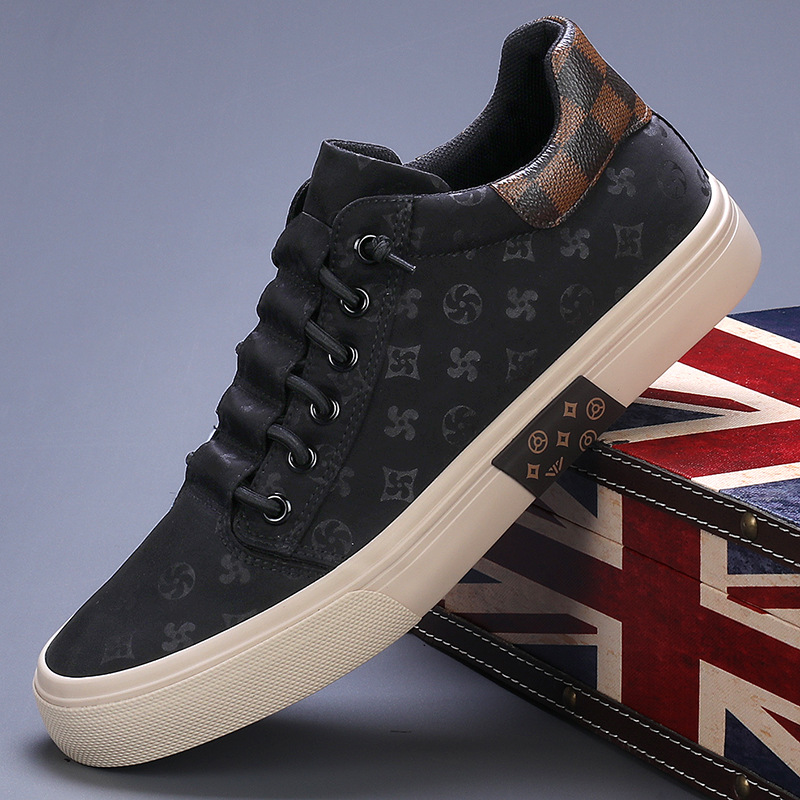 Classic lace-up printed canvas shoes Men 2025 new arrival casual skate shoes All black grass green khakis with unisex fashion shoes sizes 38-44