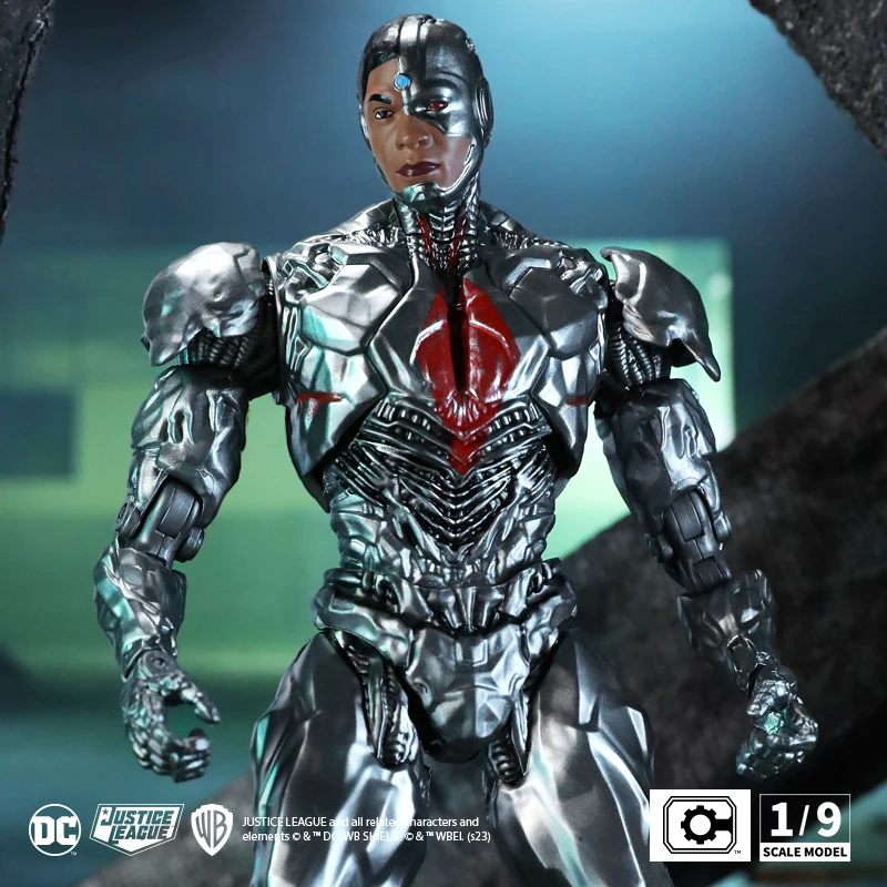 Fondjoy DC Comics Cyborg Victor Stone 1/9 Action Figure Wholesale - Collectible Model Kit with Movable Joints, Superhero Bulk Stock for Resellers