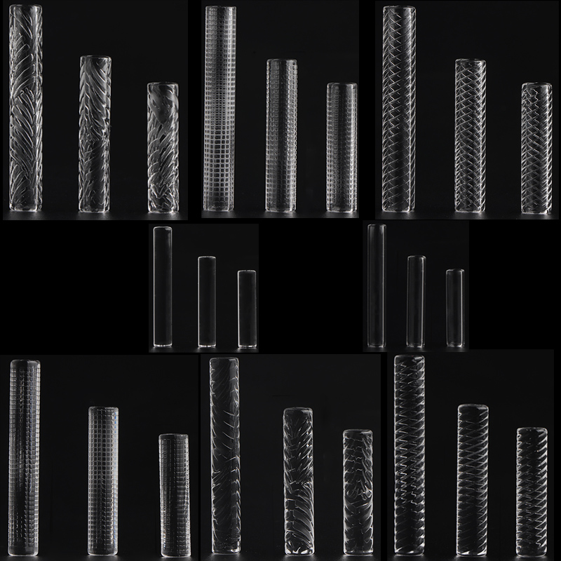 Accessories Hollow/Soild sandblasting Quartz Terp Pillars 6mm*25mm Quartz Pills For Terp Slurper Blender Banger Nails Glass Water