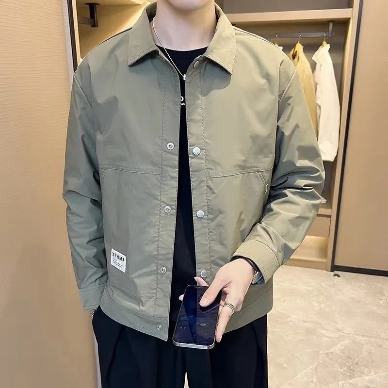 Mens casual jacket autumn mens baseball uniform Anorak winter clothing y250324