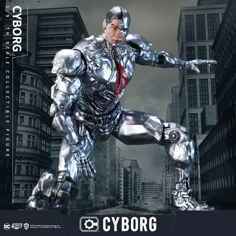 Fondjoy DC Comics Cyborg Victor Stone 1/9 Action Figure Wholesale - Collectible Model Kit with Movable Joints, Superhero Bulk Stock for Resellers