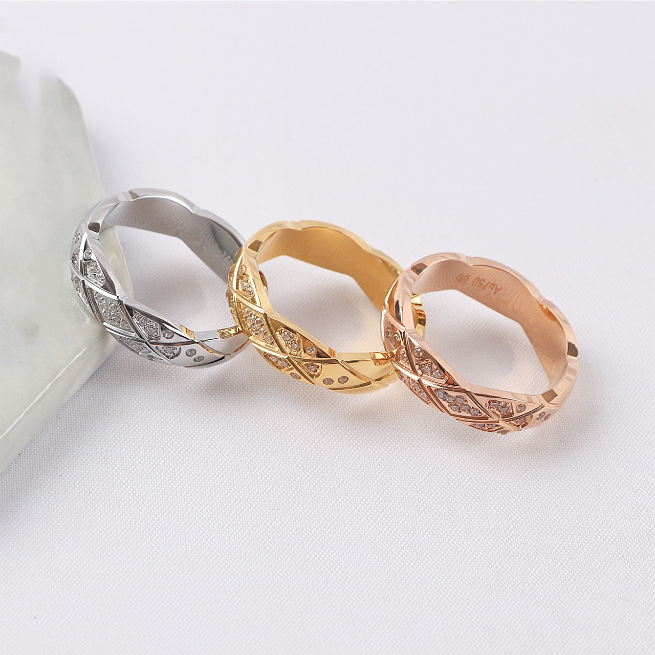 High Edition Dia For Women Sparkly Crystal Desig Ring Wedding Jewelry