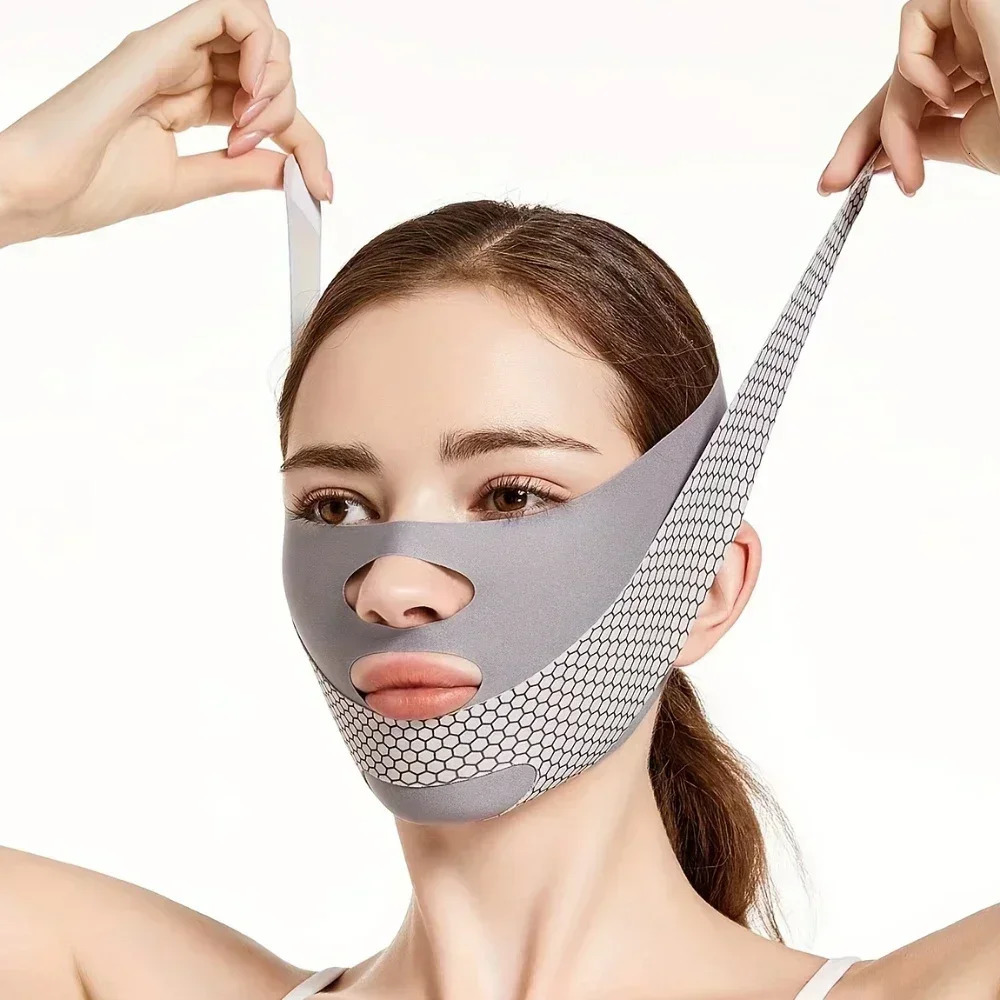 Face Slimming Bandage V Line Shaper Face Belt Facial Massage Strap Double Chin Reducer Skin Care Tools 251030