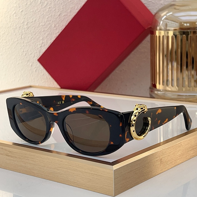 Vintage Panthere Sunglasses For Women Designer Sunglasses 0472 Fashion rectangular Luxury Sunglasses UV400