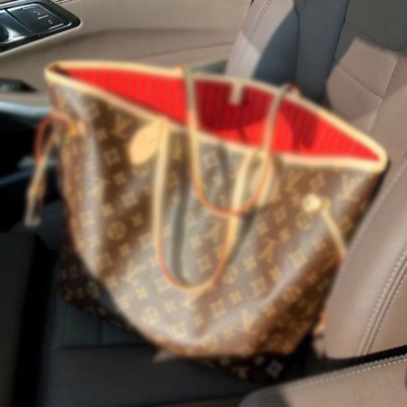 Designer Bag Tote Bag Fashion Totes Leather Handbag MM Women Bags High Capacity Composite Shopping Bags Old Flower Brown Lattice Bag Quality Travel Beach Bag
