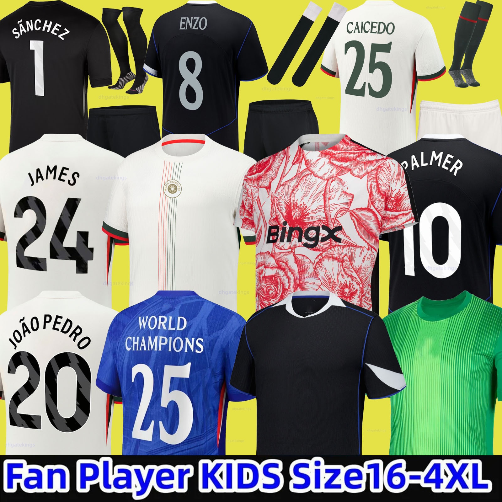 ENZO CFC NKUNKU NETO PALMER 120th Anniversary soccer jersey 25 26 Soccer shirts pedro DELAP MUDRYK Madueke 2025 2026 football shirts top adult kids CAICEDO N.JACKSON