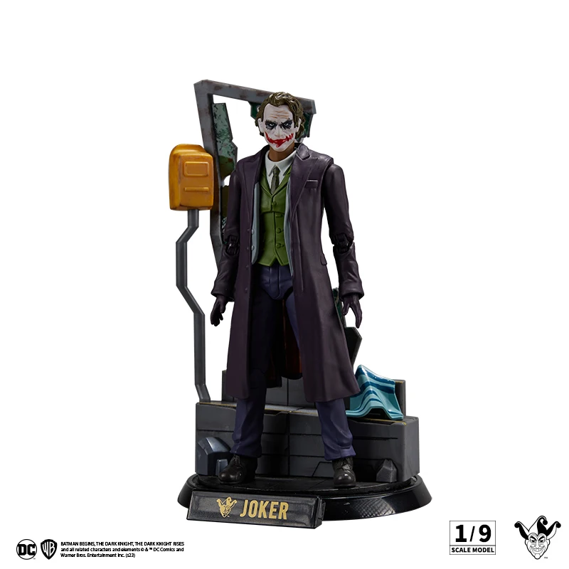 Fondjoy DC Comics Joker Batman Dark Knight 1/9 Action Figure Wholesale - Deluxe Collectible Model Kit with Movable Joints, Bulk Stock