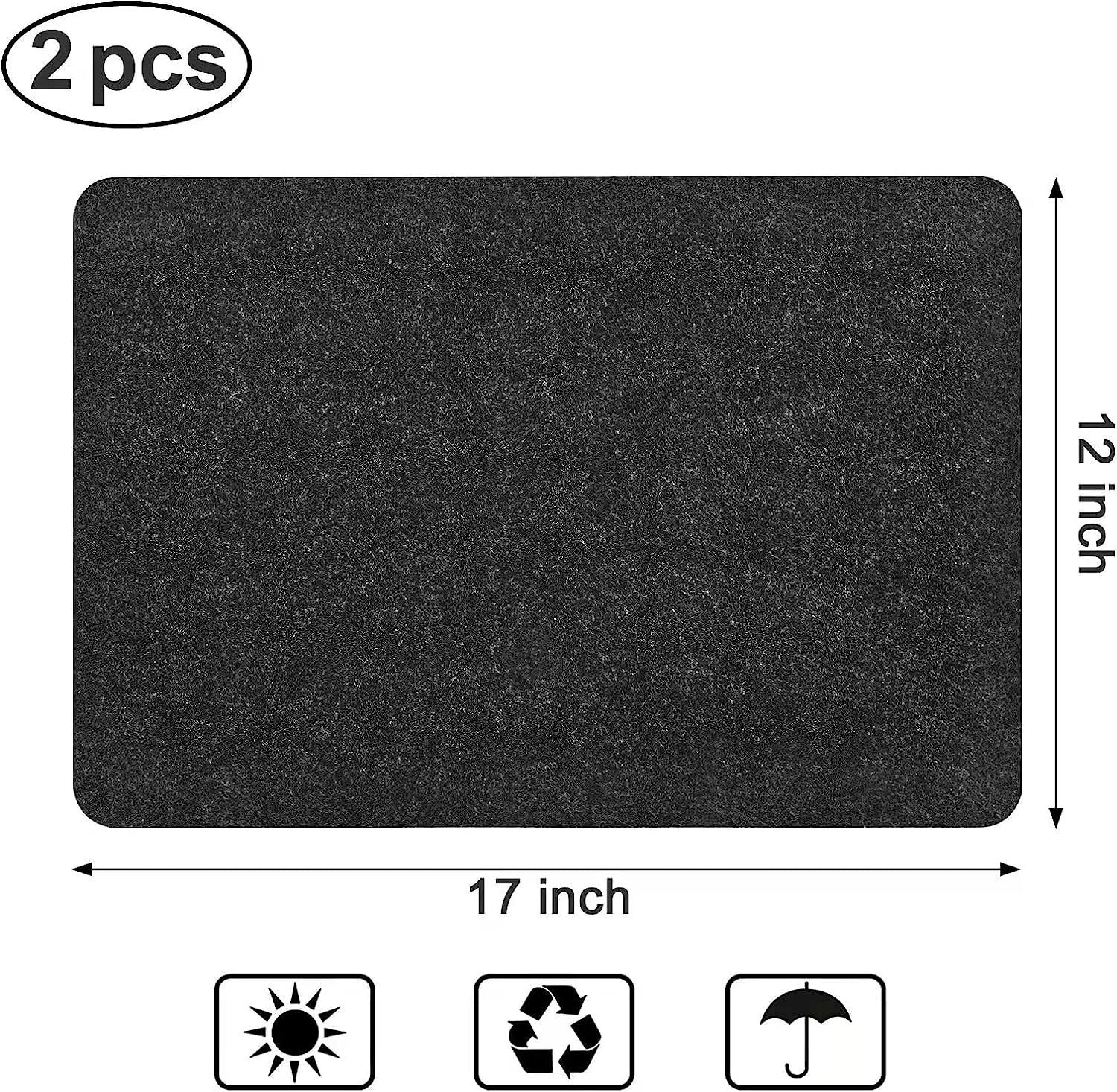 Kitchen Countertop Air Fryer Heat-resistant Mat Silicone Anti Slip Protective Placemats Desktop Coffee Machine Waterproof Pad Fabric