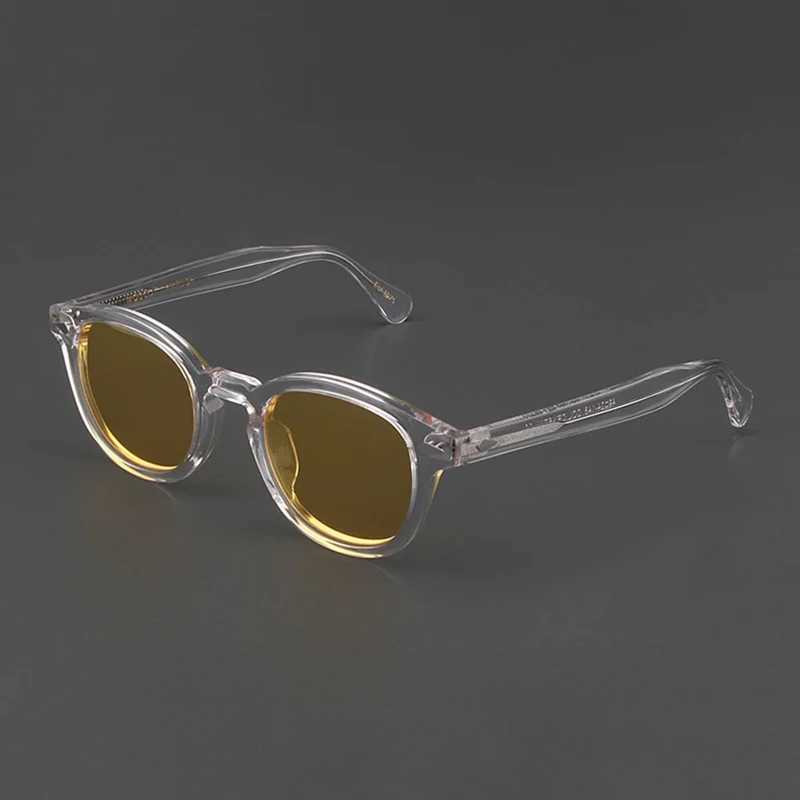 Mens Sunglasses Lemtosh Woman Johnny Depp Polarized Sun Glasses Acetate Frame Luxury Brand Vintage Drivers Shade Z250402
