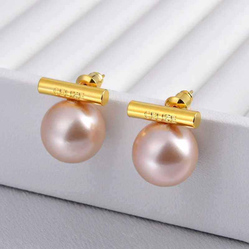 Luxury brand fashionable imitation pearl earrings Frances lowest temperature womens daily jewelry accessories Y250401