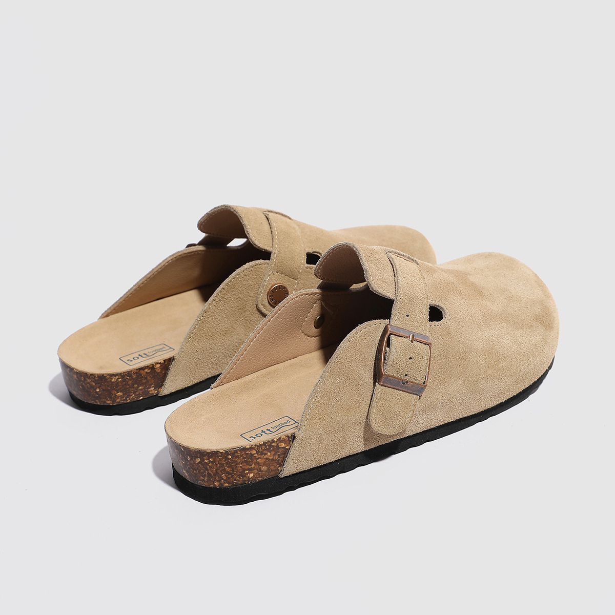 hot Free shipping designer slippers 2025 Autumn and winter new leather soft soled Boken shoes outdoor thick soled plus size 33-44