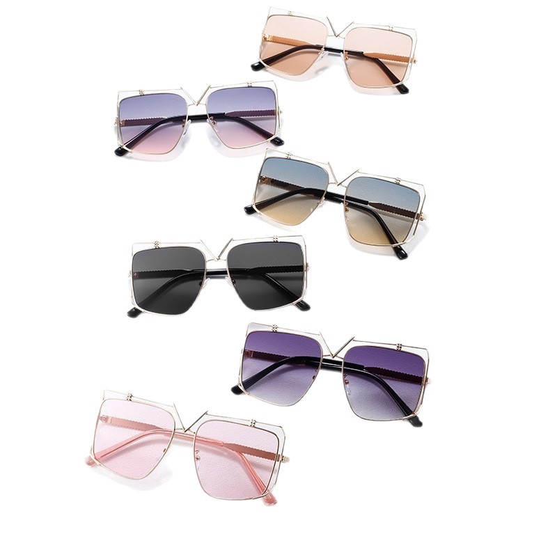 Designer Sunglasses For Men Women Oversized Sunglasses Fashion Classic Round Sunglasses Luxury Polarized Goggle Pilot Alloy Frame UV400 Eyewear KP111