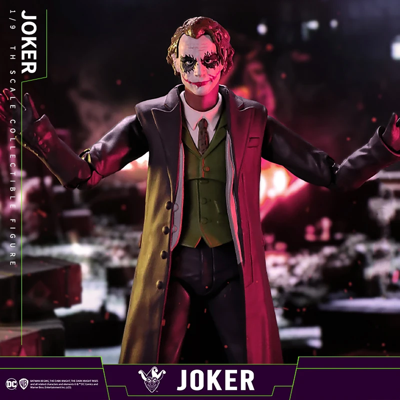 Fondjoy DC Comics Joker 1/9 Action Figure Wholesale - The Dark Knight Collectible Model Kit with Movable Joints, Bulk Stock for Retailers