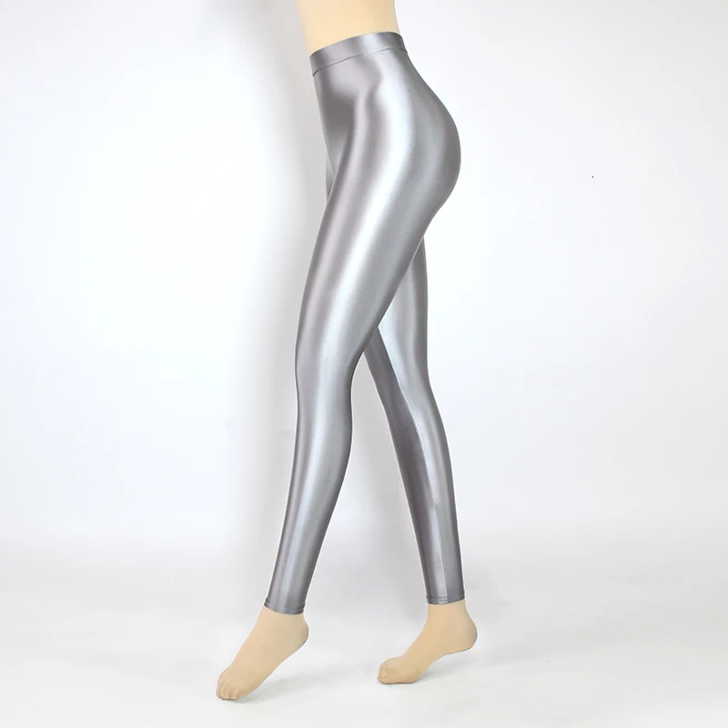 XCKNY Glossiness Series Pants High Waist Sports Fitness Shiny Yoga Tight Long Legs Elasticity Glossy 250402m