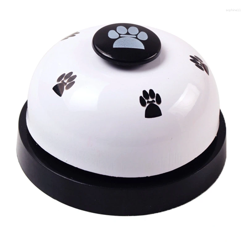 Update Pet Call Bell Toy Dog Training Called Metal Dinner Ring For Cat Puppy Toys Interactive Eating Food Feeder