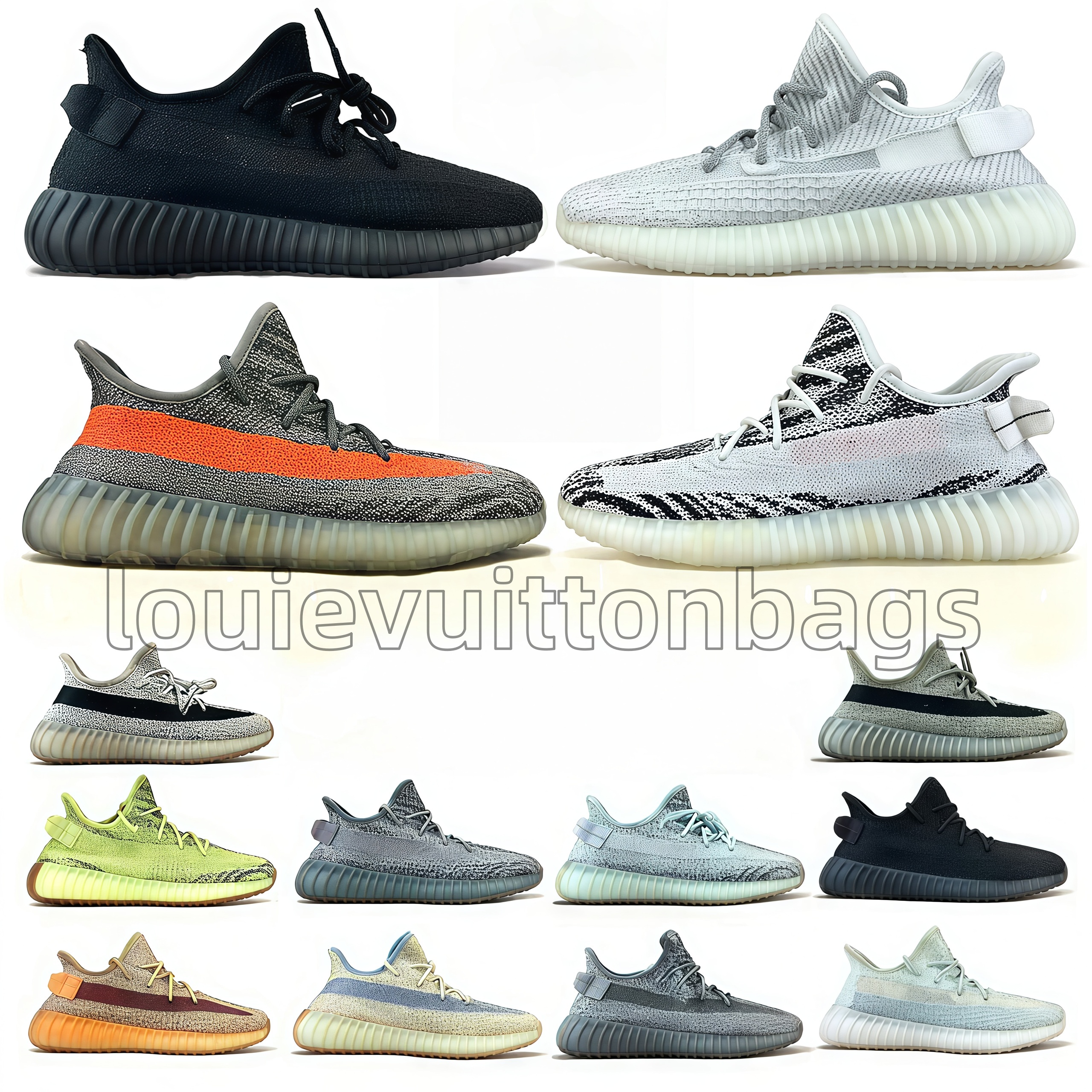 chaussure YZ 350 Designer Running Shoes V2 2025 For Men Women Sneakers Bred Cream White Breathable Sneaker Classic Outdoor Sports Mens Trainers Size 36-48