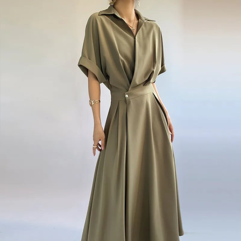 L220 New style goddess style long skirt commuting slim temperament skirt