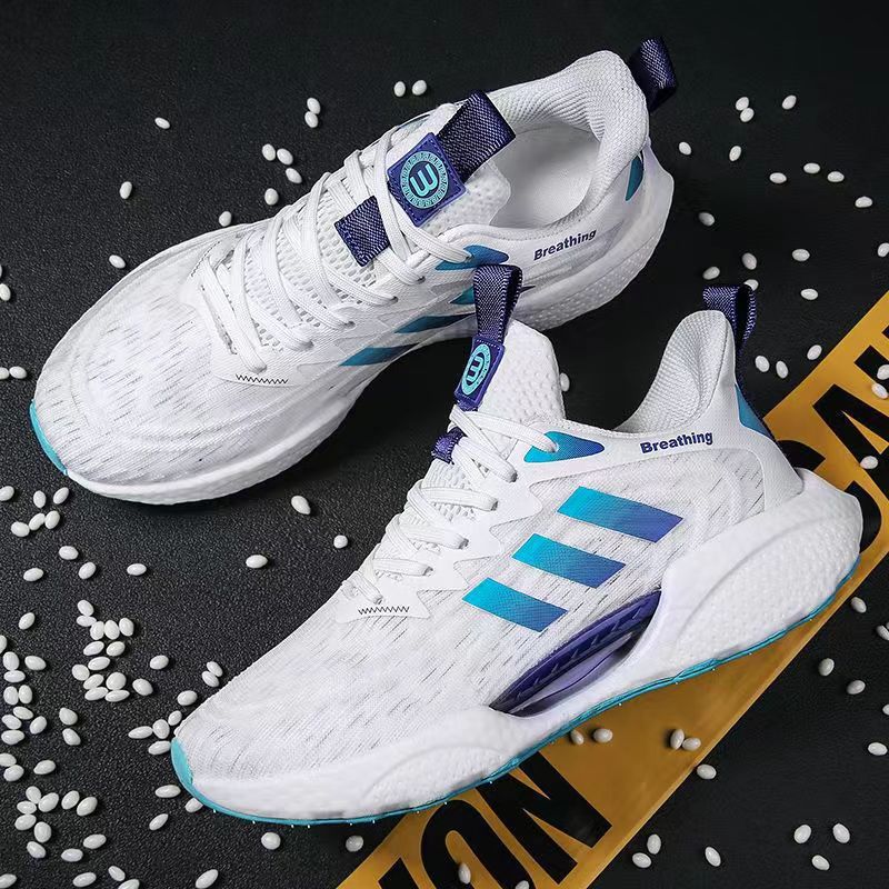 Comfortable running shoes men 2025 spring and summer new lovers sports shoes soft sole lightweight thick sole running shoes all match casual shoes sup