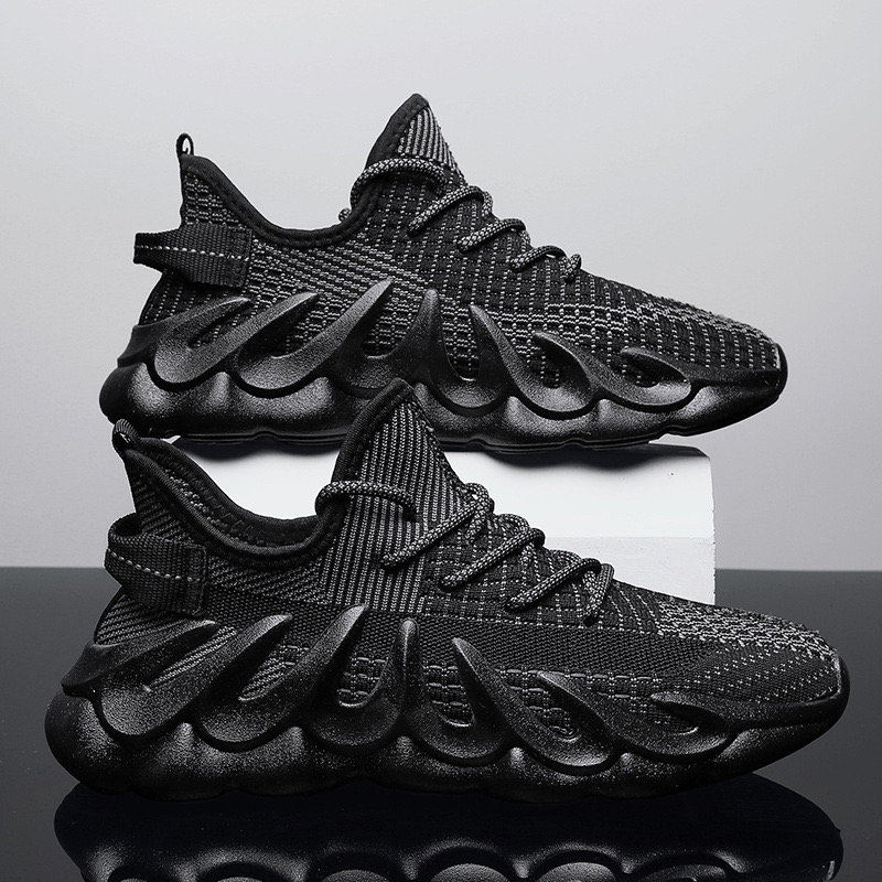 2025 New arrival women fashion sneakers black gray sport running shoes breathable athleisure runners trainers men Soft sole comfort
