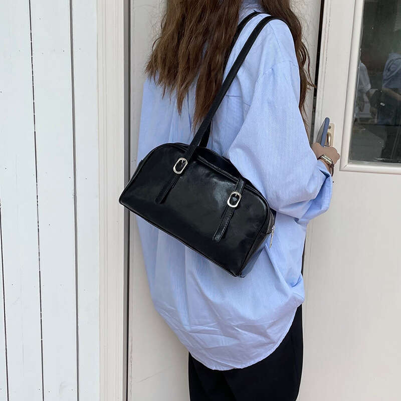 2025 NEW Spring green shoulder niche casual armpit Korean ins bag, 2025 new versatile commuter women's bag