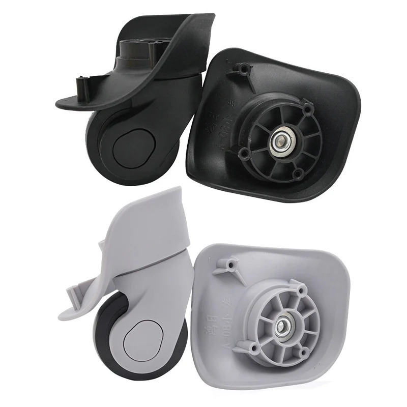 1 Pair Suitcase Wheels Swivel Casters Silent Baggage Wheel High Quality Luggage Wheel Replacement For Suitcase Trolley Accessory 251031