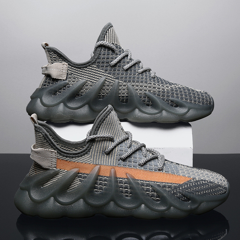2025 New arrival women fashion sneakers black gray sport running shoes breathable athleisure runners trainers men Soft sole comfort