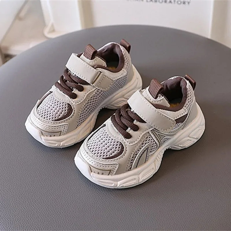 Spring Autumn Boys Kids Sport Girl Baby Toddler Mesh Breathable Casual Running Shoes Soft Soled Children Sneakers C260130