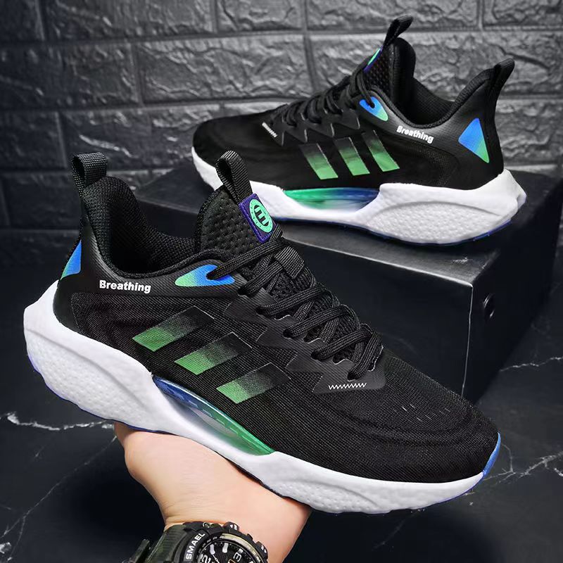 Comfortable running shoes men 2025 spring and summer new lovers sports shoes soft sole lightweight thick sole running shoes all match casual shoes sup