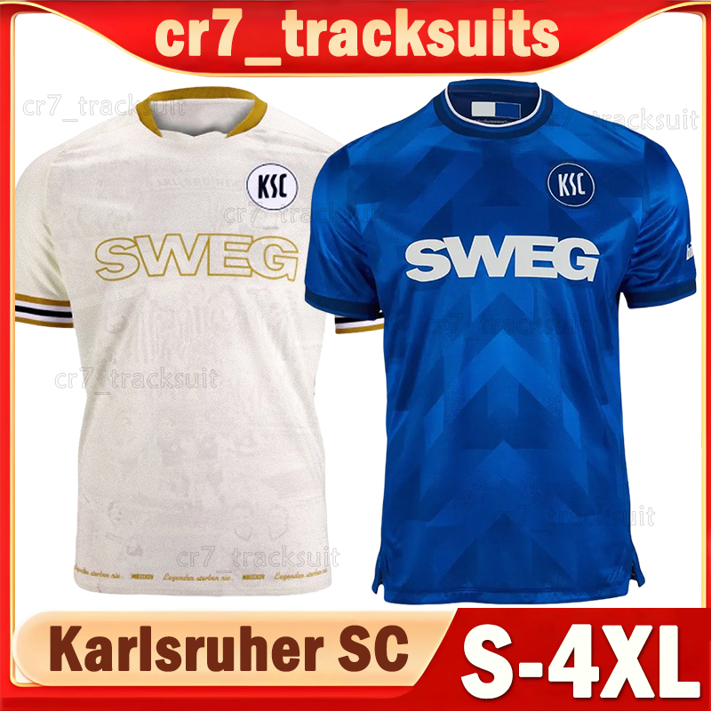 XXXL 4XL 25 26 Karlsruher SC Soccer Jerseys SCHLEUSENER WANITZEK EGLOFF KOBALD Football Shirts 2025 2026 Anniversary BEN FARHAT BEIFUS RAPP SIMIC OPITZ Men Uniforms