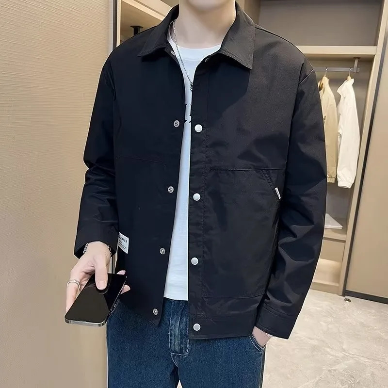 Mens casual jacket autumn mens baseball uniform Anorak winter clothing y250324