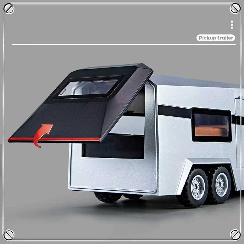 1/32 Cyber toy truck Pickup Alloy Diecasts Off-road Vehicles Truck Car Model Sound Light Kids Toys Gift With Suitcase Free shipping