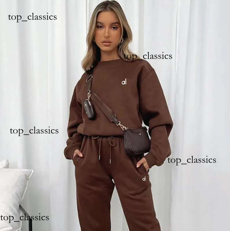 Alosets Suit Designer Womens Tracksuits Letter Print Hoodie Set Autumn Set Winter Fashion Sports Sweatshirt Sweatpants Two Piece Set Women d06