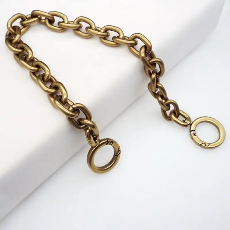 Big Size Shoulder Bag O Chain Chain Women Messenger Bag Strap Replacement Bags Strap Aliminium Antique Color High Quality 251030