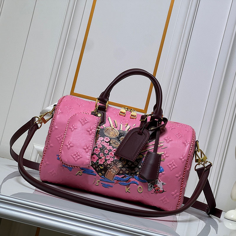 Evening Bags Shoulder Bags Top Designer Mini Nano 16cm Shoulder Bag Women Leather Denim Crossbody Luxury Brand Embossed Tote Purse Brown Flower Handbag