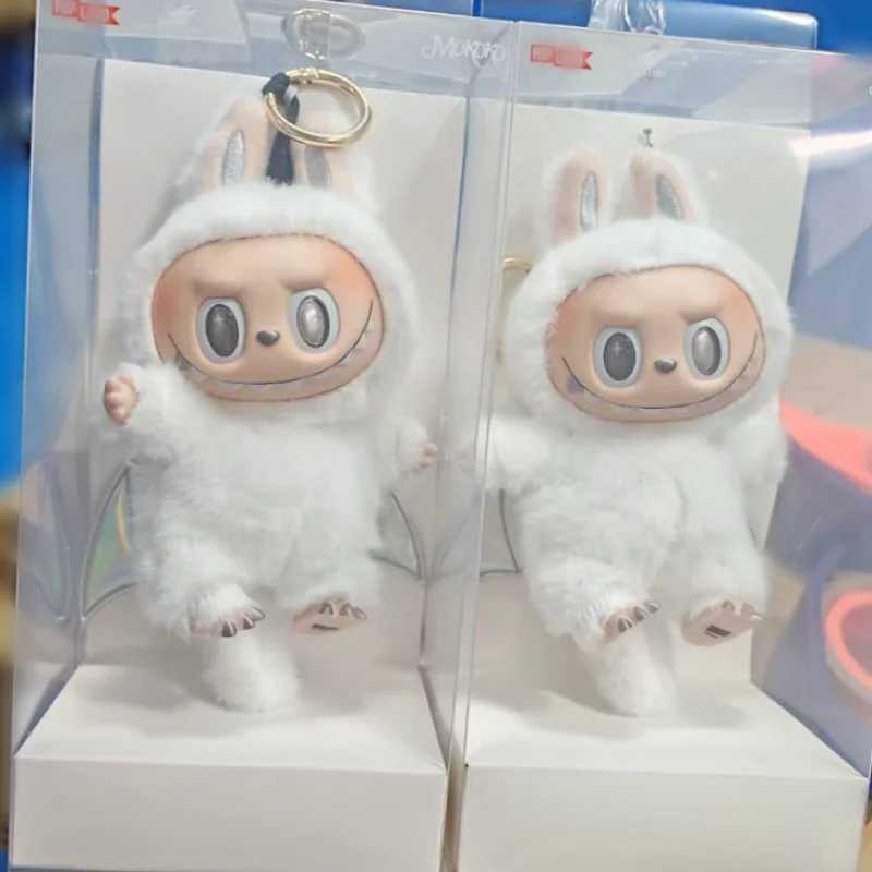 New Monster Zimomo Labubu Series Angel Creative Change Doll DIY Vinyl Pendant Doll Decoration Copy Toy Childrens Christmas Gift X250402