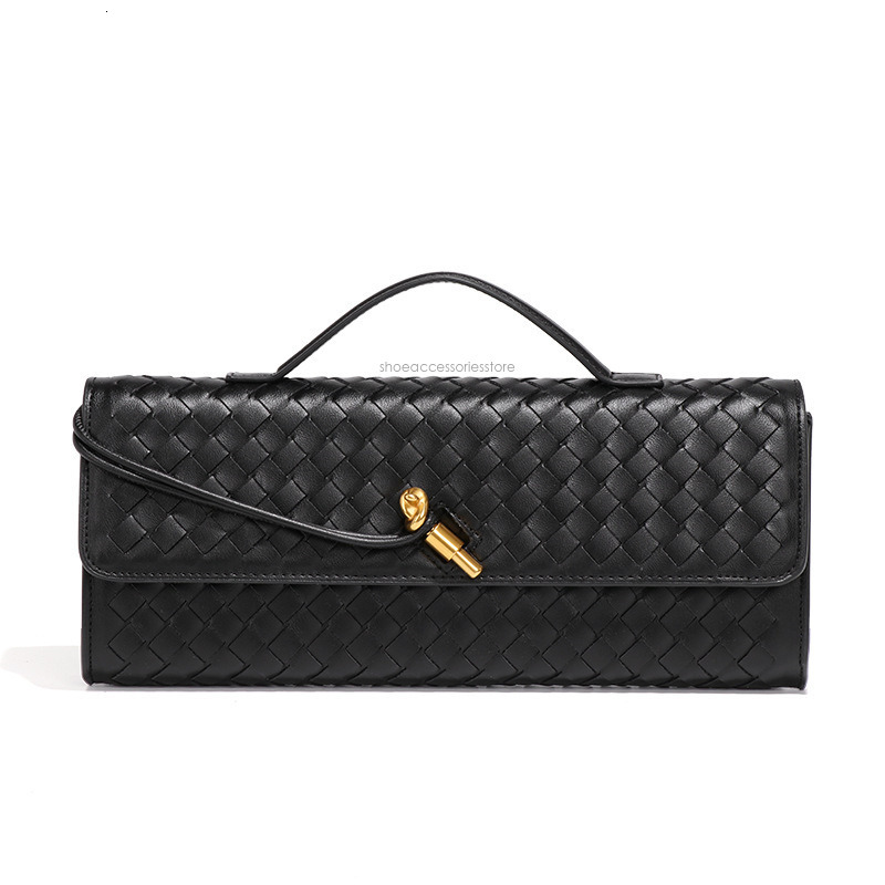 New Free Shipping Designer Bag Hot Selling Handmade Soft Leather Stick Horizontal Square Organ Bag Solid Color Hand-held Diagonal Cross Women's B